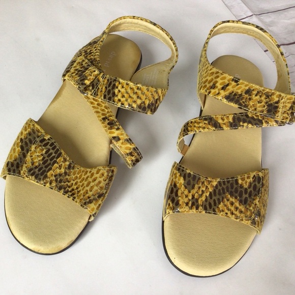 David Tate Strap Sandals size 9.5 WW - Picture 2 of 8